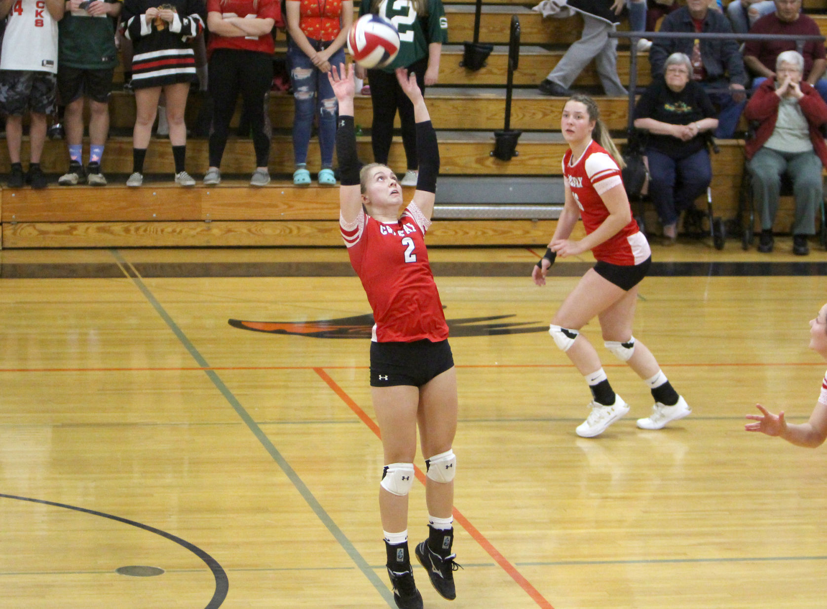 Colfax at Bloomer volleyball 10-8-19